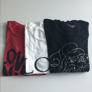 Short sleeve Victoria Secret T shirts